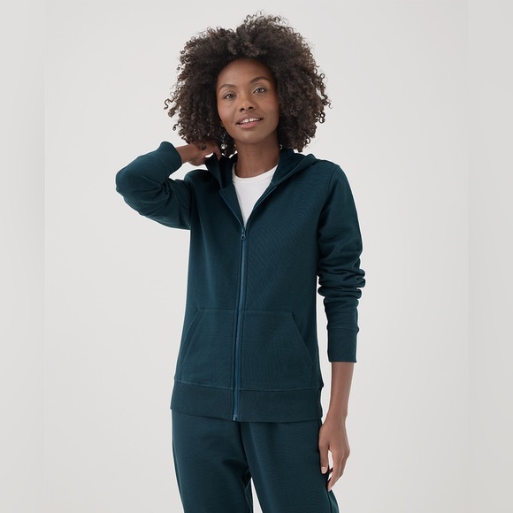 Like-New Pact Cloud Brushed Fleece Zip Hoodie in Celestial 💫 - Picture 1 of 6